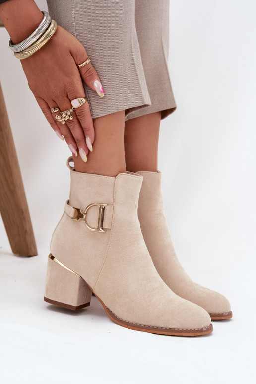 siltināti Sieviešu puszābaki Ze Zelta krāsasmi Elementami Ziloņkaula krāsas Ambrine