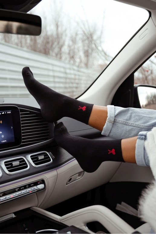 Zeķes Sieviešu Amor melnas krāsas