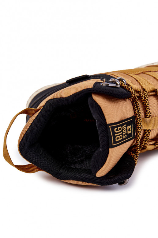 Sieviešu Augsts pārgājienu zābaki Big Star KK274609 brūnas krāsas