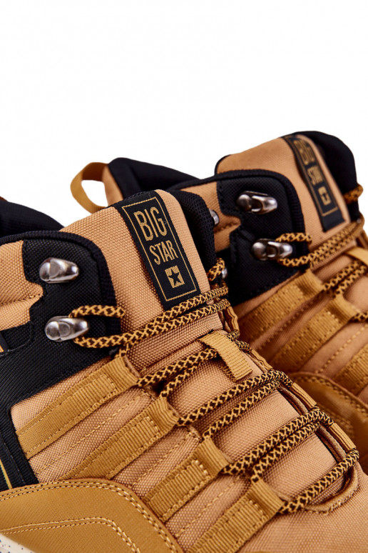 Sieviešu Augsts pārgājienu zābaki Big Star KK274609 brūnas krāsas