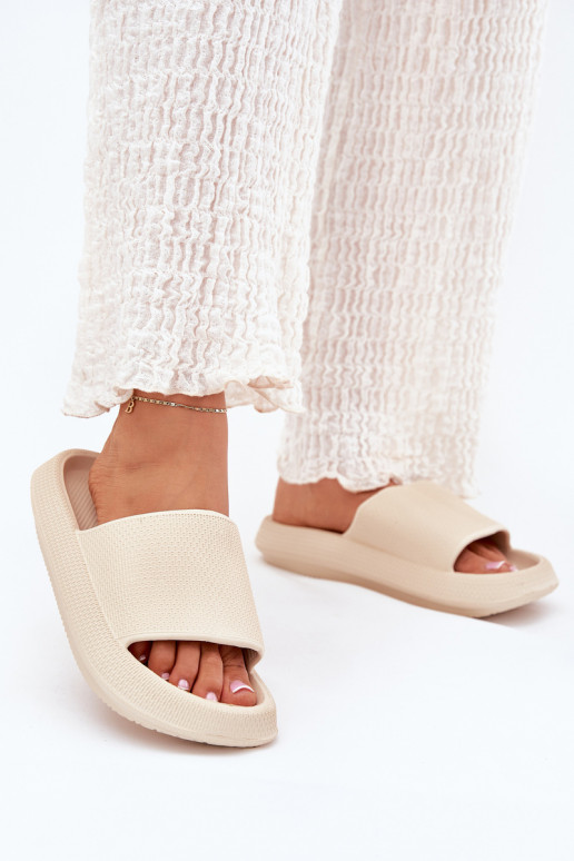 Sieviešu Vieglas čības Uz biezas zoles smilšu krāsas Querceria