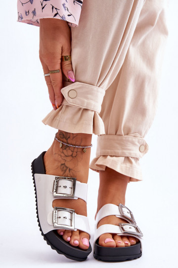 Sieviešu Čības Gluda ZAXY HH285159 baltas krāsas