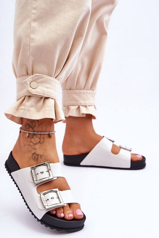 Sieviešu Čības Gluda ZAXY HH285159 baltas krāsas