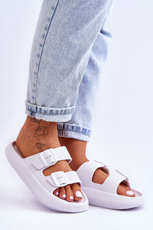 Vieglas čības Ar svītrām baltas krāsas Sharmen