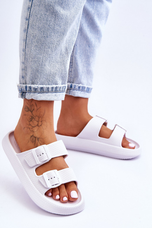 Vieglas čības Ar svītrām baltas krāsas Sharmen