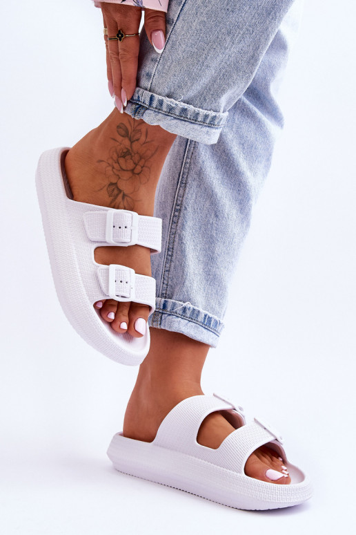 Vieglas čības Ar svītrām baltas krāsas Sharmen