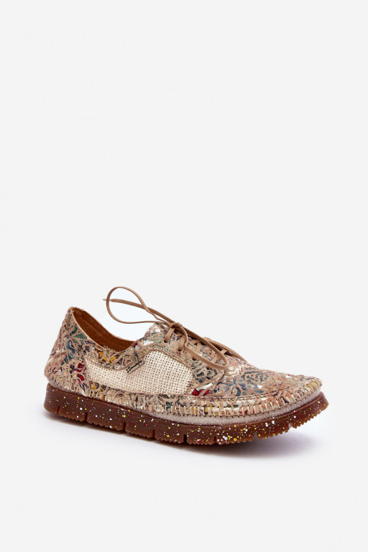 Rakstaina apavi Sieviešu Tā irciejka 06347-04 smilšu krāsas