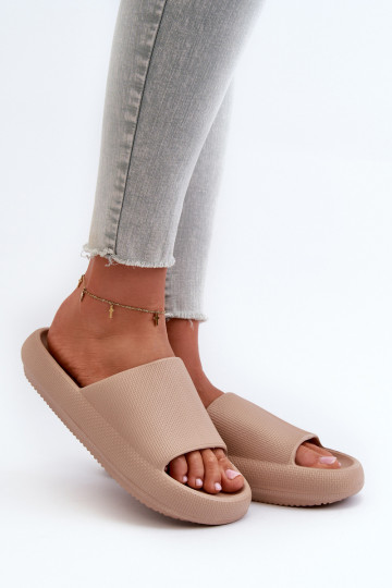 Sieviešu Vieglas čības Uz biezas zoles smilšu krāsas Querceria