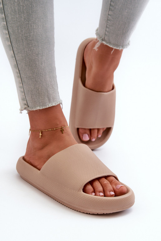 Sieviešu Vieglas čības Uz biezas zoles smilšu krāsas Querceria