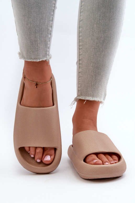 Sieviešu Vieglas čības Uz biezas zoles smilšu krāsas Querceria