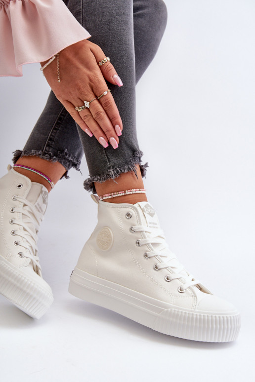 sieviešu puszābaki Augsts Lee Cooper LCIN-24-02-2132 baltas krāsas