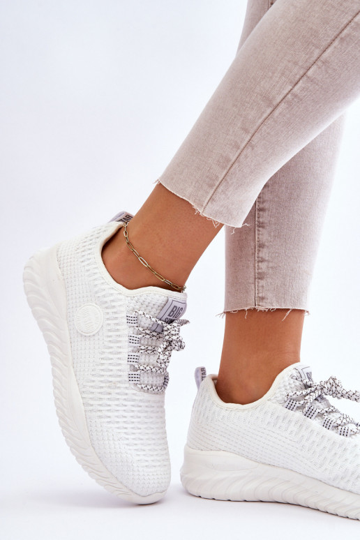 Sieviešu Sportiska stila apavi Memory Foam Big Star HH274296 baltas krāsas