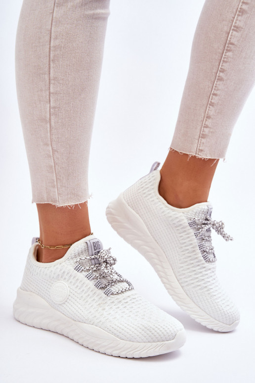 Sieviešu Sportiska stila apavi Memory Foam Big Star HH274296 baltas krāsas