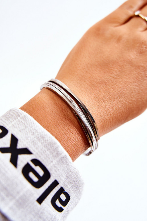 Aproce Tērauds ar mirdzošiem spīdumiņiem Sudraba krāsas Myrens