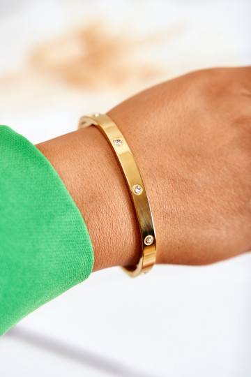 Aproce ar mirdzošiem spīdumiem Zelta krāsas Lauren 2