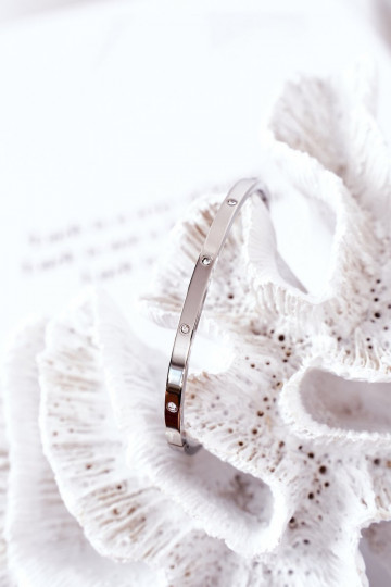 Aproce ar mirdzošiem spīdumiņiem Sudraba krāsas