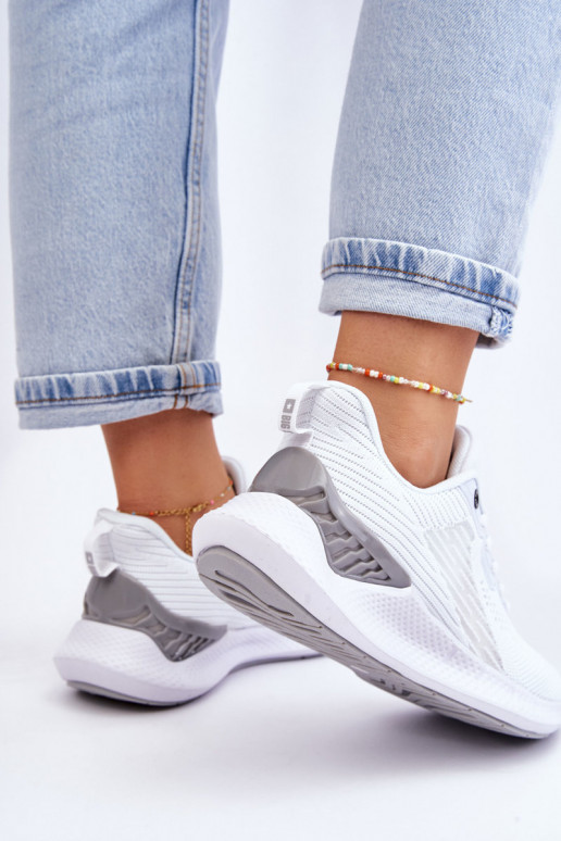 Sieviešu Gaisma sporta apavi Memory Foam System Big Star LL274297 baltas krāsas