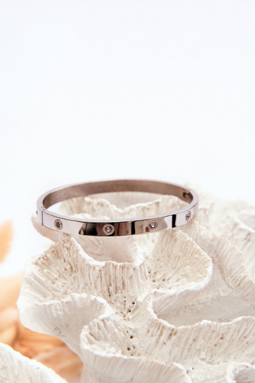 Aproce ar mirdzošiem spīdumiņiem Sudraba krāsas Lauren