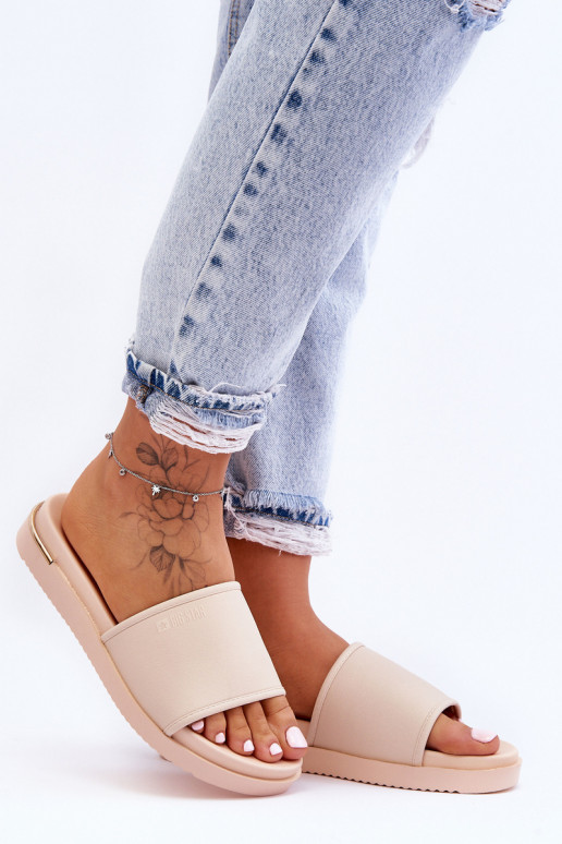 Sieviešu Čības ar platformu Big Star LL274933 smilšu krāsas