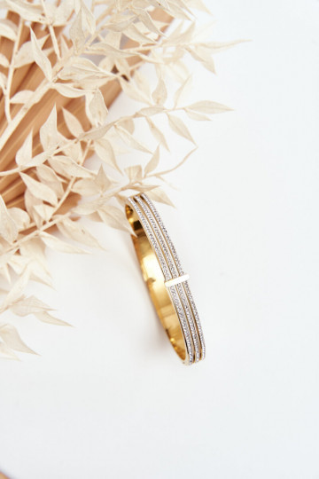 Aproce no nerūsējošā tērauda ar mirdzošiem spīdumiņiem Zelta krāsas 2