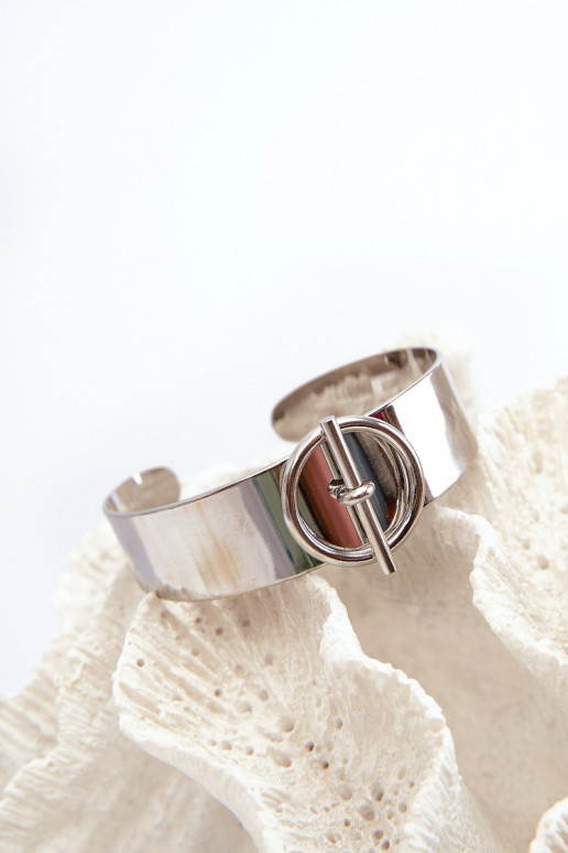 Rokassprādze Sieviešu ar ornamentiem Stal NierdzeInna Sudraba krāsas