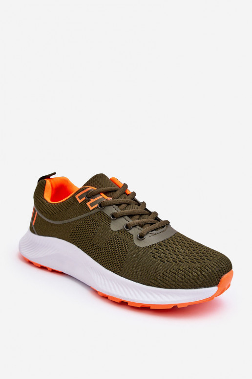 Klasiska modeļa Vīriešiem Sportiska stila apavi šņorējami haki krāsas Jasper