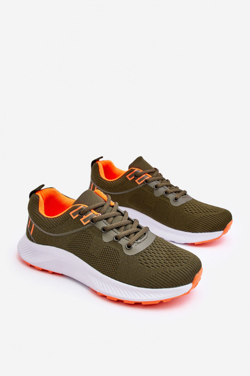 Klasiska modeļa Vīriešiem Sportiska stila apavi šņorējami haki krāsas Jasper