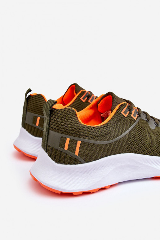 Klasiska modeļa Vīriešiem Sportiska stila apavi šņorējami haki krāsas Jasper