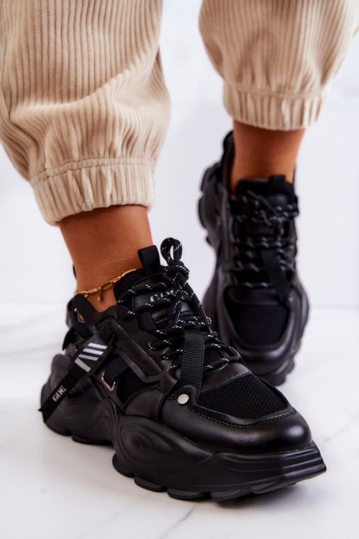 sporta apavi Sneakers modeļa apavi GOE JJ2N4083 melnas krāsas