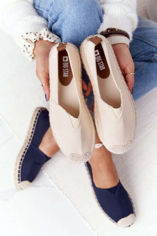 espadrilles Uz pītas zoles Big Star HH274501 smilšu krāsas
