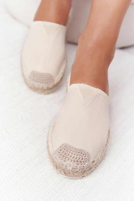 espadrilles Uz pītas zoles Big Star HH274501 smilšu krāsas