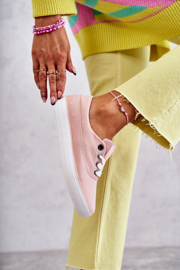 Auduma Sieviešu Sporta apavi Big Star KK274020 Nude 2