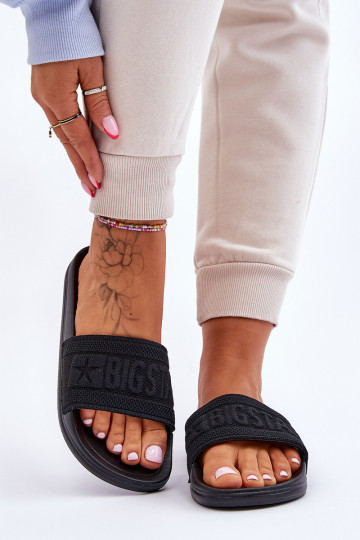 Sieviešu Stilīgasrnas čības Big Star LL274A158 melnas krāsas 2