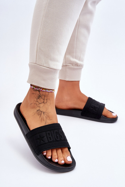 Sieviešu Stilīgasrnas čības Big Star LL274A158 melnas krāsas