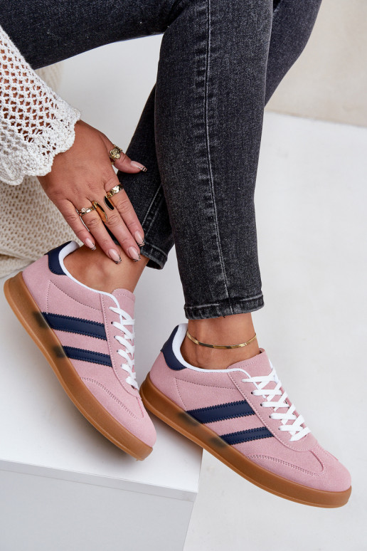 Sneakers modeļa apavi Sieviešu zemais Rozā krāsas EnnorInen