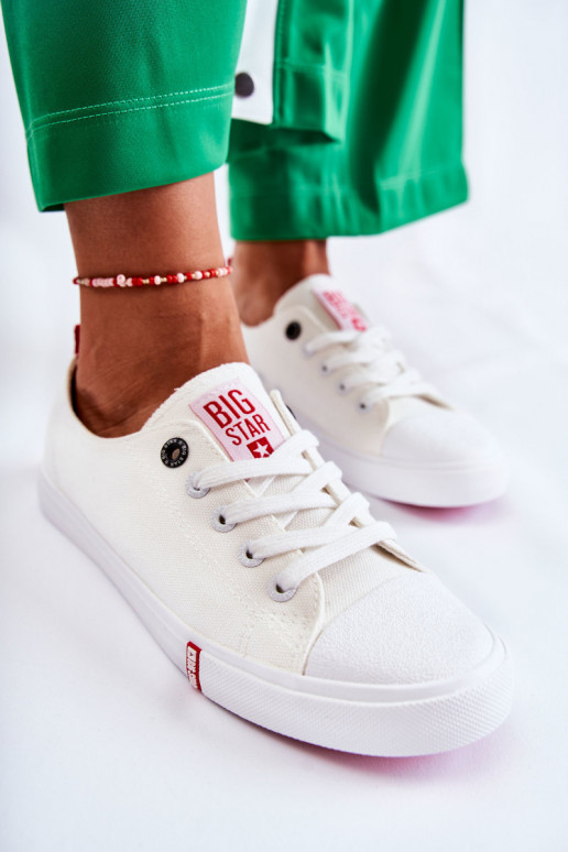 Sieviešu apavi Big Star FF274087 Baltas-sarkanas krāsas