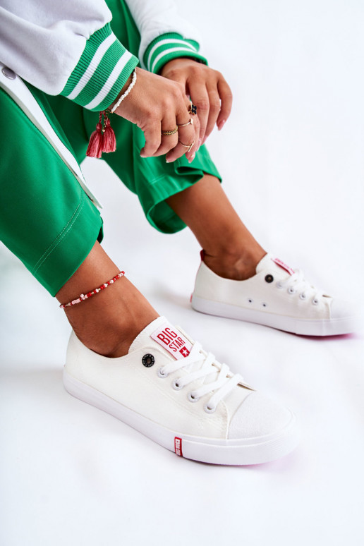 Sieviešu apavi Big Star FF274087 Baltas-sarkanas krāsas