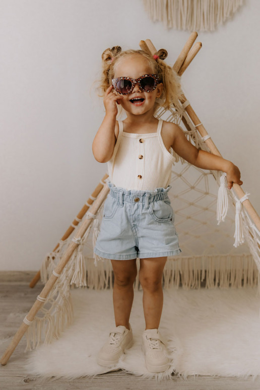 Bērnu sporta apavi ar lipīgām aizdarēm smilšu krāsas Elike