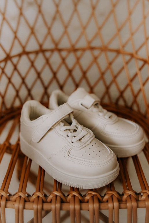 Bērnu sporta apavi ar lipīgām aizdarēm smilšu krāsas Elike