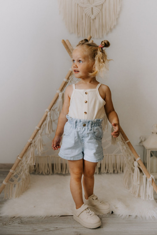 Bērnu sporta apavi ar lipīgām aizdarēm smilšu krāsas Elike