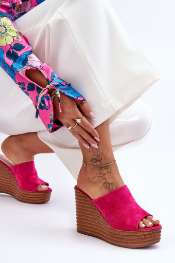 Vieglas čības ar platformu rozā krāsas Good Vibe 2