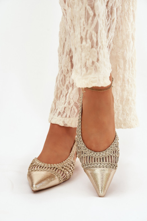 Sieviešu basenes Ar bizi Klockā Zelta krāsas Nivorra