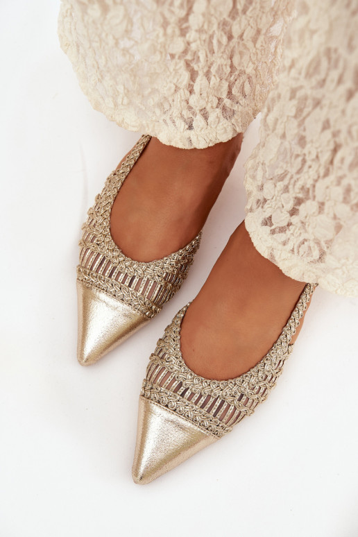 Sieviešu basenes Ar bizi Klockā Zelta krāsas Nivorra