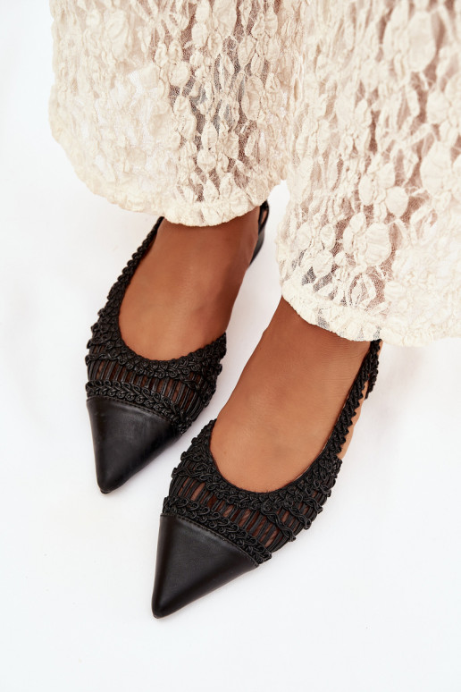 Sieviešu basenes Ar bizi Klockā melnas krāsas Nivorra