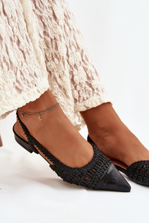 Sieviešu basenes Ar bizi Klockā melnas krāsas Nivorra