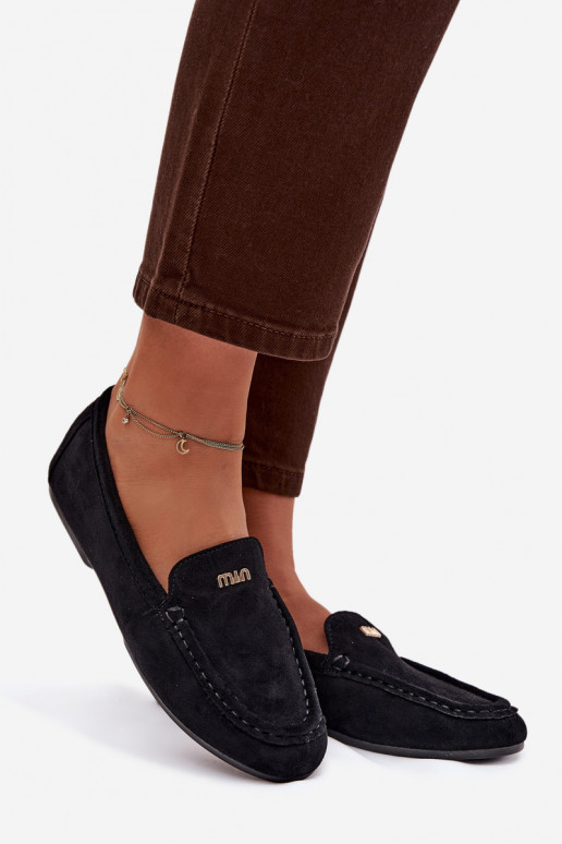 sieviešu mokasīniTā irzsm Zelta krāsasm Detalem melnas krāsas Sarivelle