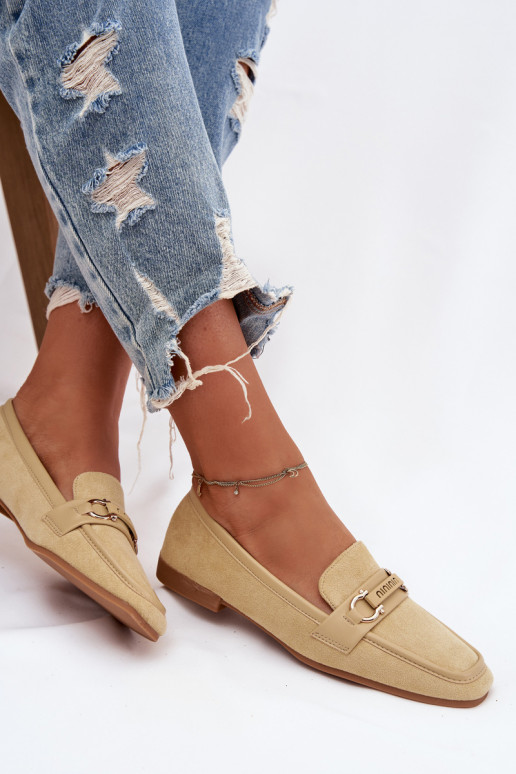 Mokasīni Mokasīni Sieviešu Ar greznu Elements Dzelteni Evelora