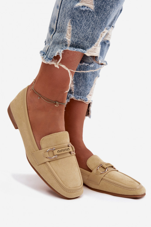 Mokasīni Mokasīni Sieviešu Ar greznu Elements Dzelteni Evelora