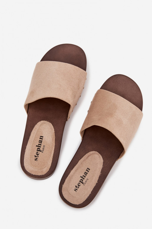 sieviešu čības Ze Zelta krāsasmi Kniedes smilšu krāsas Ferinna