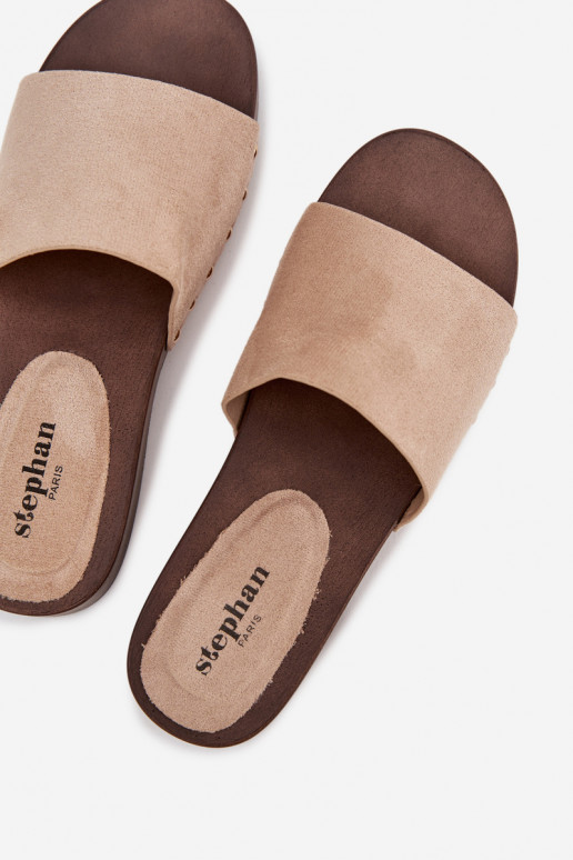 sieviešu čības Ze Zelta krāsasmi Kniedes smilšu krāsas Ferinna